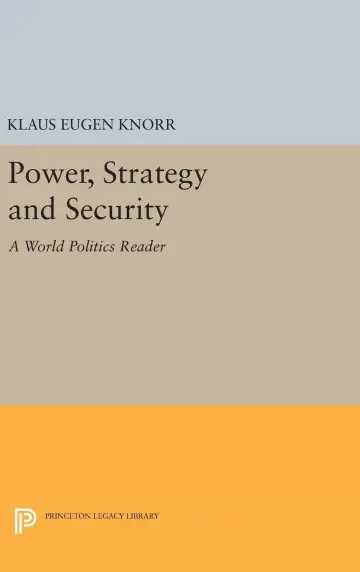 Cover of Power, Strategy and Security