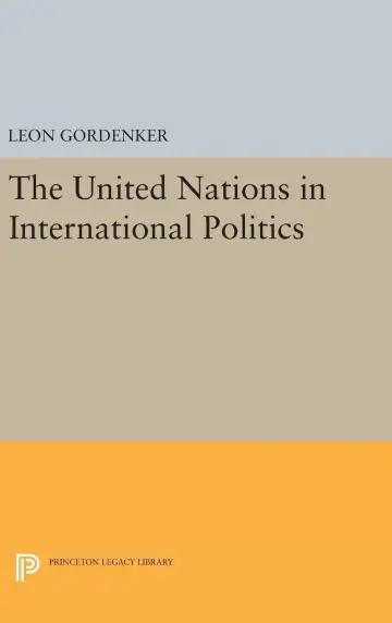 Cover of The United Nations in International Politics
