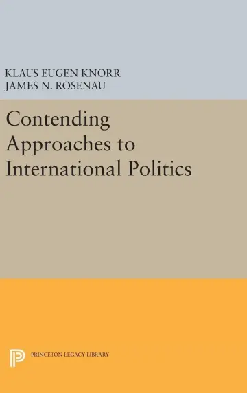 Cover of Contending Approaches to International Politics