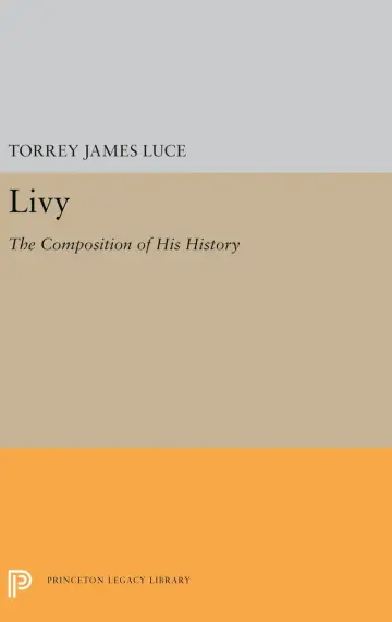 Cover of Livy – The Composition of His History