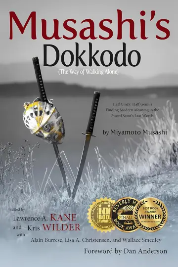 Cover of Musashi's Dokkodo (the Way of Walking Alone)