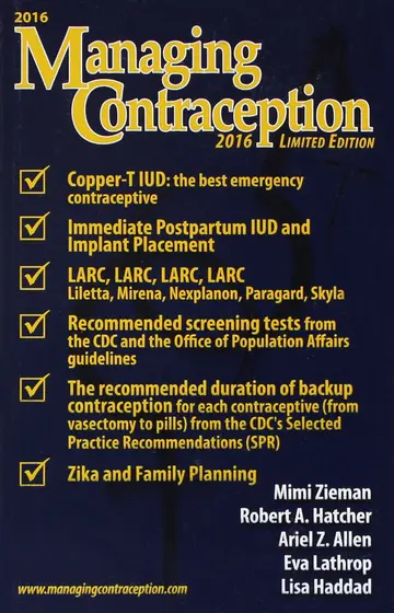 Cover of Managing Contraception 2016, Limited Edition