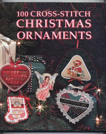 Cover of 100 Cross Stitch Christmas Ornaments