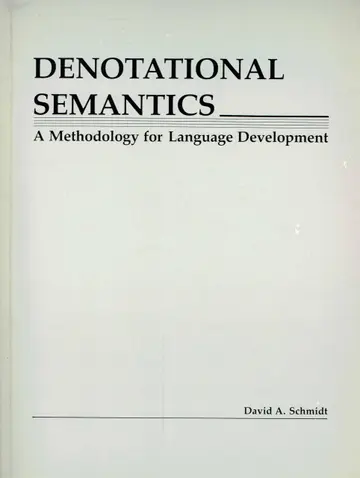 Cover of Denotational Semantics
