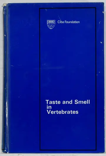 Cover of Taste and Smell in Vertebrates