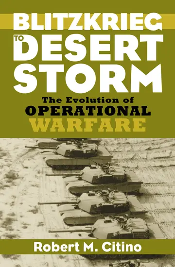 Cover of Blitzkrieg to Desert Storm