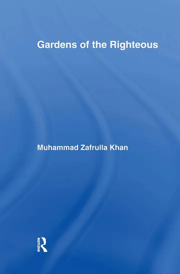 Cover of Gardens of the Righteous