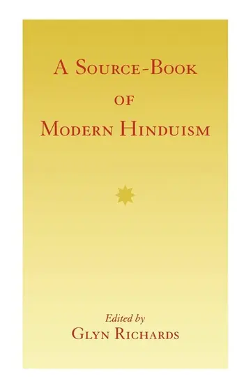 Cover of A Source-Book of Modern Hinduism