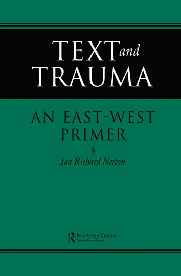 Cover of Text and Trauma