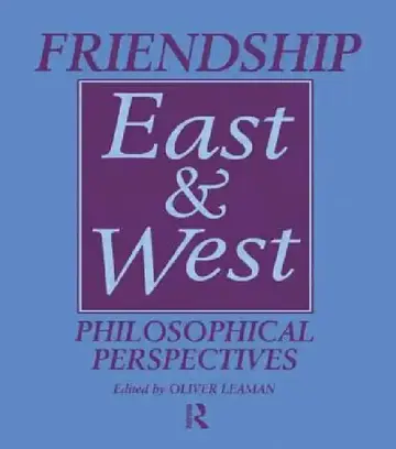 Cover of Friendship East and West