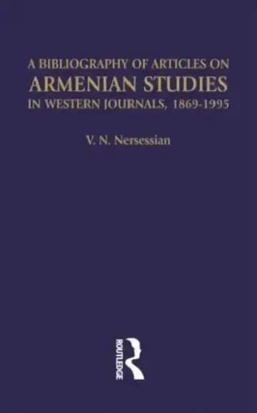 Cover of A Bibliography of Articles on Armenian Studies in Western Journals, 1869-1995