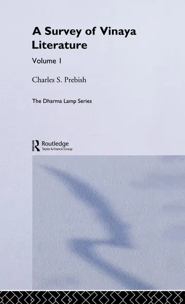 Cover of A Survey of Vinaya Literature