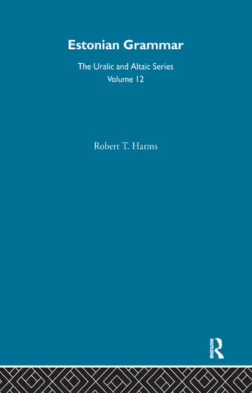 Cover of Estonian Grammar
