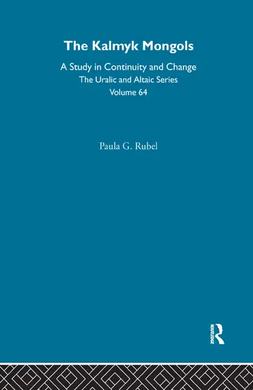 Cover of The Kalmyk Mongols