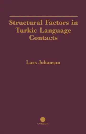 Cover of Structural Factors in Turkic Language Contacts