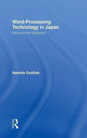 Cover of Word-processing Technology in Japan