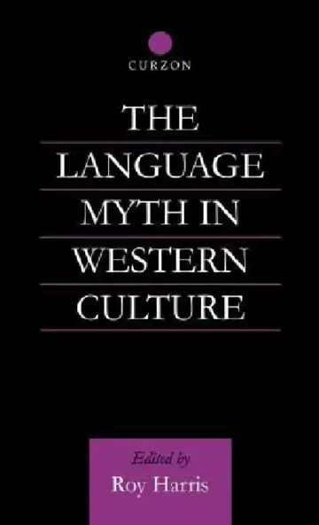 Cover of The Language Myth in Western Culture
