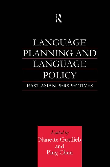 Cover of Language Planning and Language Policy
