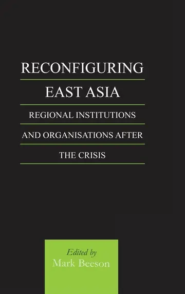 Cover of Reconfiguring East Asia