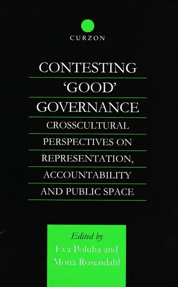 Cover of Contesting 'Good' Governance