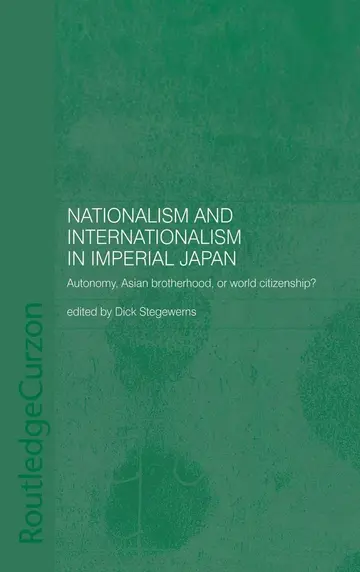 Cover of Nationalism and Internationalism in Imperial Japan