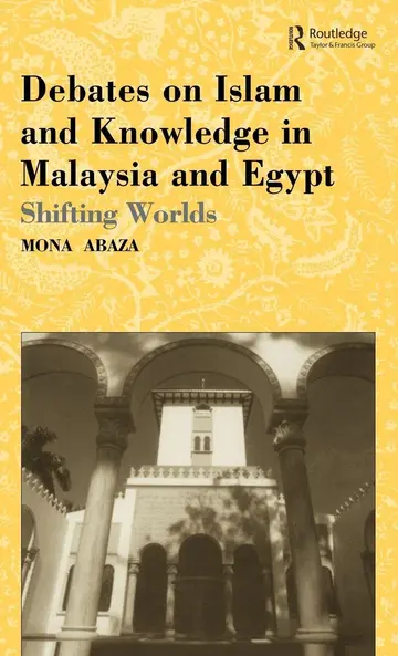 Cover of Debates on Islam and Knowledge in Malaysia and Egypt