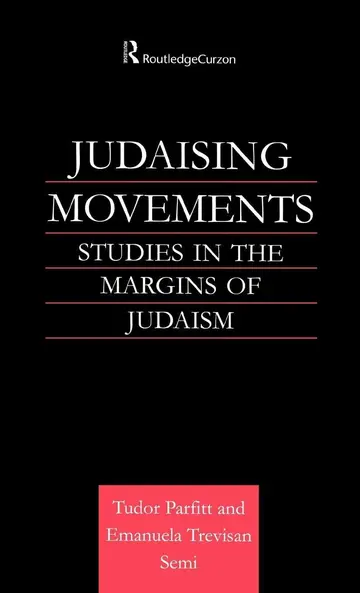 Cover of Judaising Movements