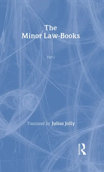 Cover of The Minor Law Books