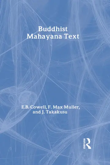 Cover of Buddhist Mahayana Texts
