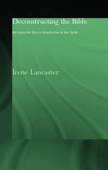 Cover of Deconstructing the Bible