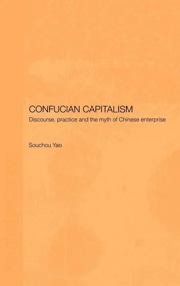 Cover of Confucian Capitalism