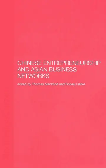 Cover of Chinese Entrepreneurship and Asian Business Networks