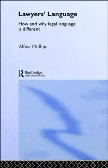 Cover of Lawyers' Language