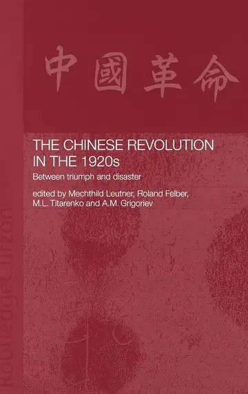 Cover of The Chinese Revolution in the 1920s