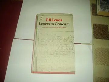 Cover of Letters in Criticism