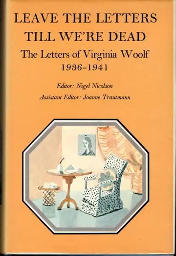Cover of Letters of V Woolf Vl6 H