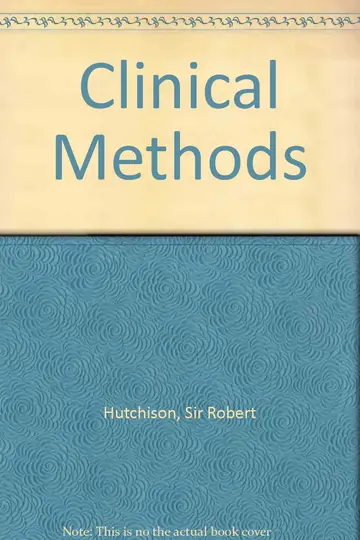 Cover of Clinical Methods
