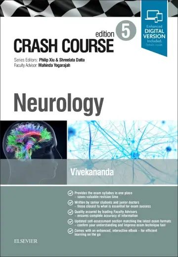 Cover of Crash Course Neurology-5E
