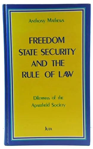 Cover of Freedom, state security, and the rule of law