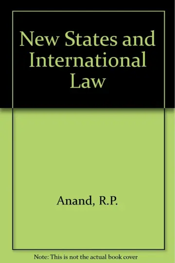 Cover of New States and International Law