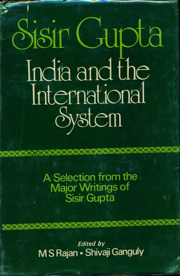 Cover of India and the International System