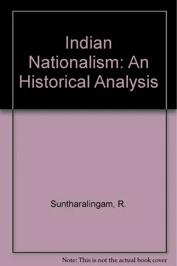 Cover of Indian Nationalism