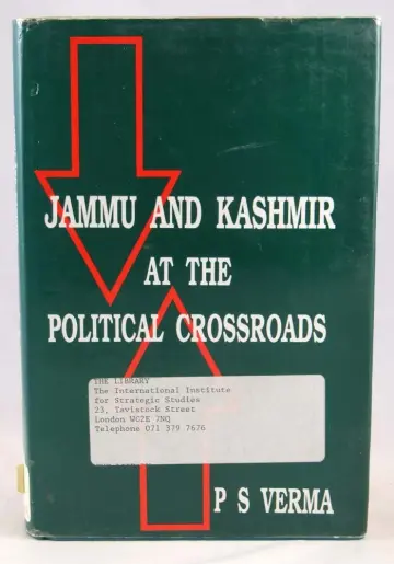 Cover of Jammu and Kashmir at the Political Crossroads