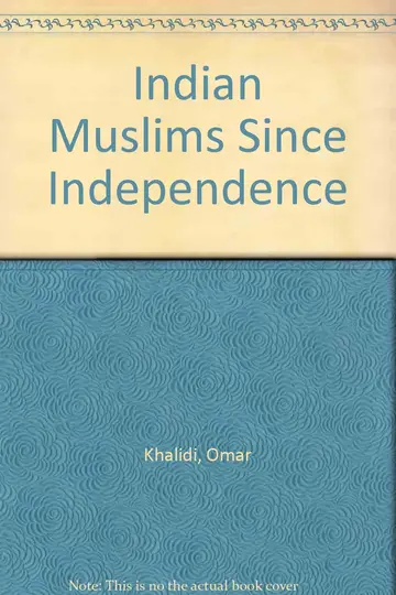 Cover of Indian Muslims Since Independence