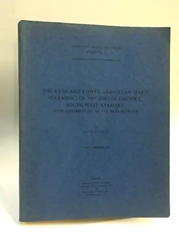 Cover of Barr and Lower Ardmillan Series (Caradoc) of the Girvan District, South-West Ayrshire, with Descriptions of the Brachiopoda