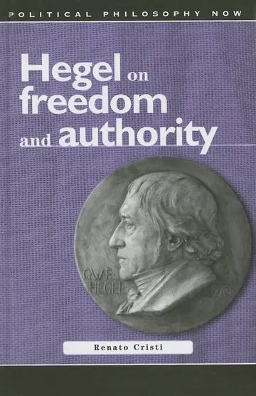 Cover of Hegel on Freedom and Authority