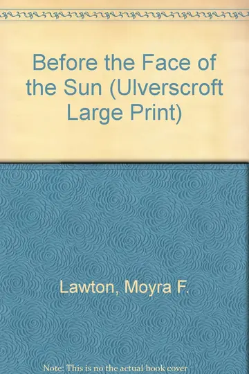 Cover of Before the Face of the Sun