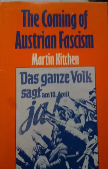 Cover of Coming of Austrian Fascism