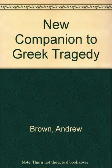 Cover of New Companion to Greek Tragedy