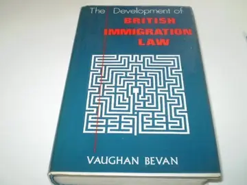 Cover of Development of British Immigration Law